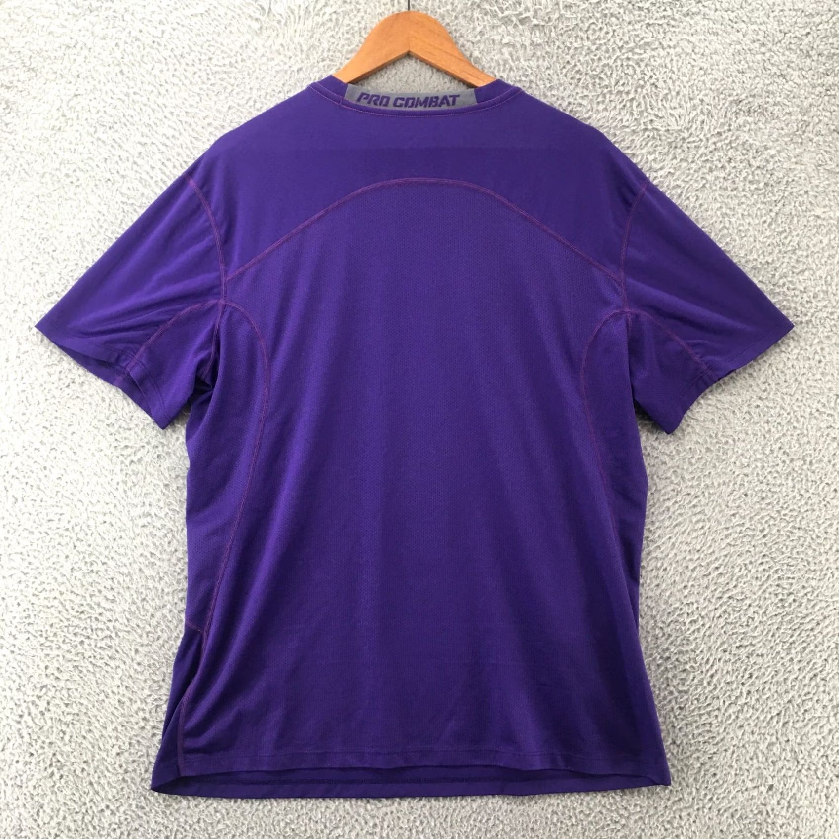 Nike Nike Dri Fit T-Shirt Womens XL Purple Short Sleeve Pullover Crew Neck Fitted Size XL / US 12-14 / IT 48-50 - 7 Thumbnail