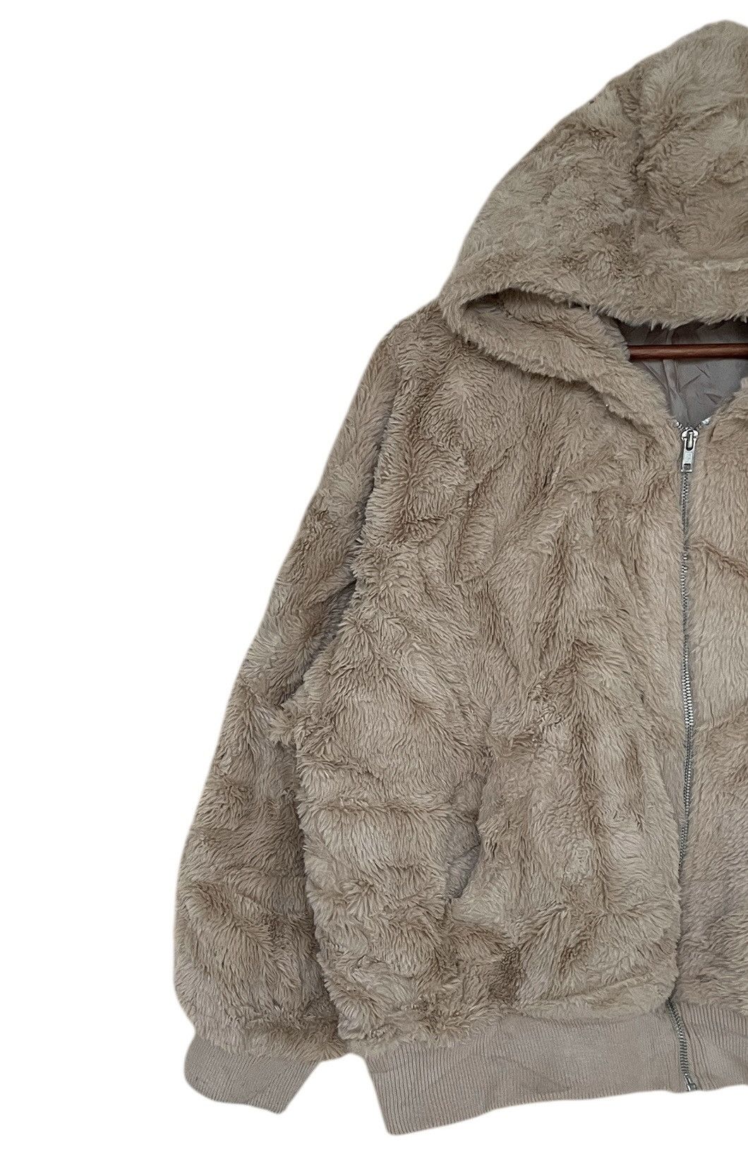 Japanese Brand × Vintage Vintage Japanese Brand Ingni Fur Zipper Hoodie 2000s Size US L / EU 52-54 / 3 - 3 Thumbnail