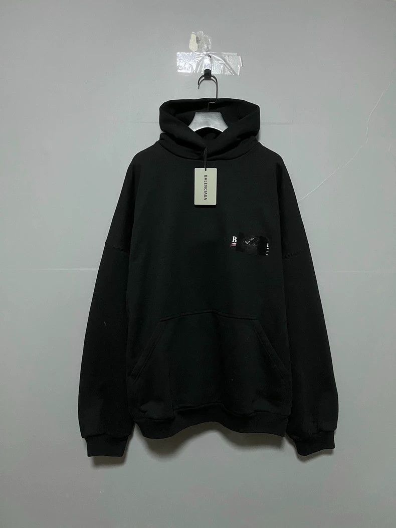 Balenciaga Balenciaga new adhesive tape cola hoodie-2506 Size US XL / EU 56 / 4 - 1 Thumbnail