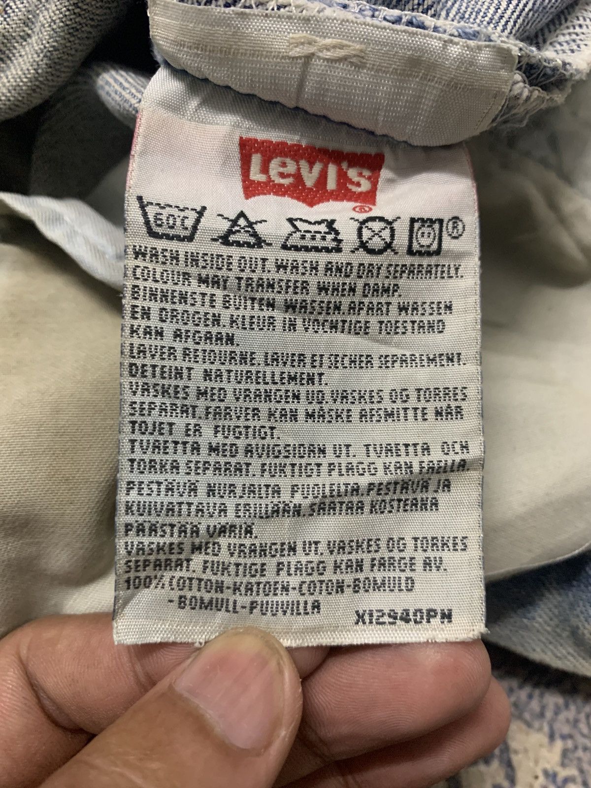Levi's Vintage Levis 501 Rusty Jeans Distressed Denim Size US 31 - 14 Thumbnail
