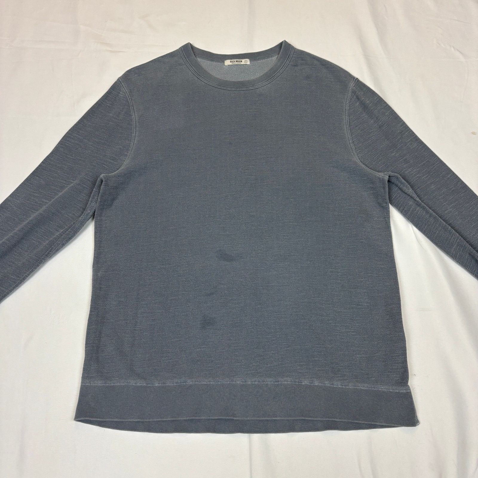 Buck Mason Buck Mason Cotton Crewneck Sweatshirt Men's Small Grunge Size US S / EU 44-46 / 1 - 2 Thumbnail