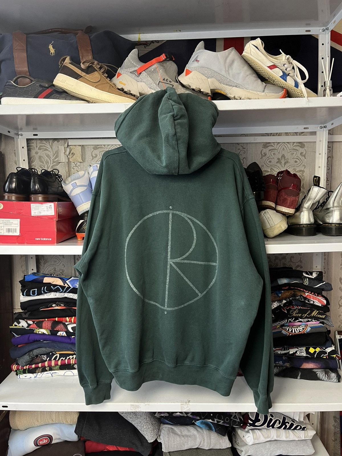 Polar Skate Co. Polar Skate Co Logo Grey Hoodie Size M Size US M / EU 48-50 / 2 - 18 Thumbnail