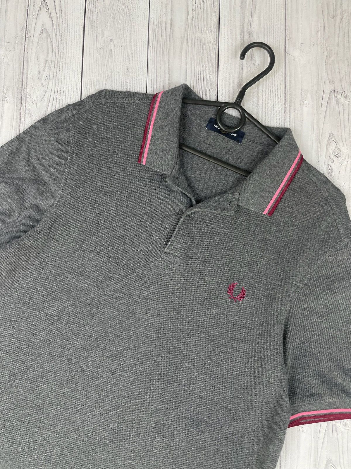 Fred Perry Vintage Fred Perry polo grey size L Size US L / EU 52-54 / 3 - 2 Thumbnail