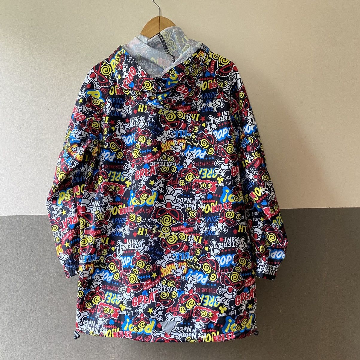 Other HYSTERIC MINIO Multicolor Comic Print Hooded Nylon Jacket Size US M / EU 48-50 / 2 - 19 Thumbnail