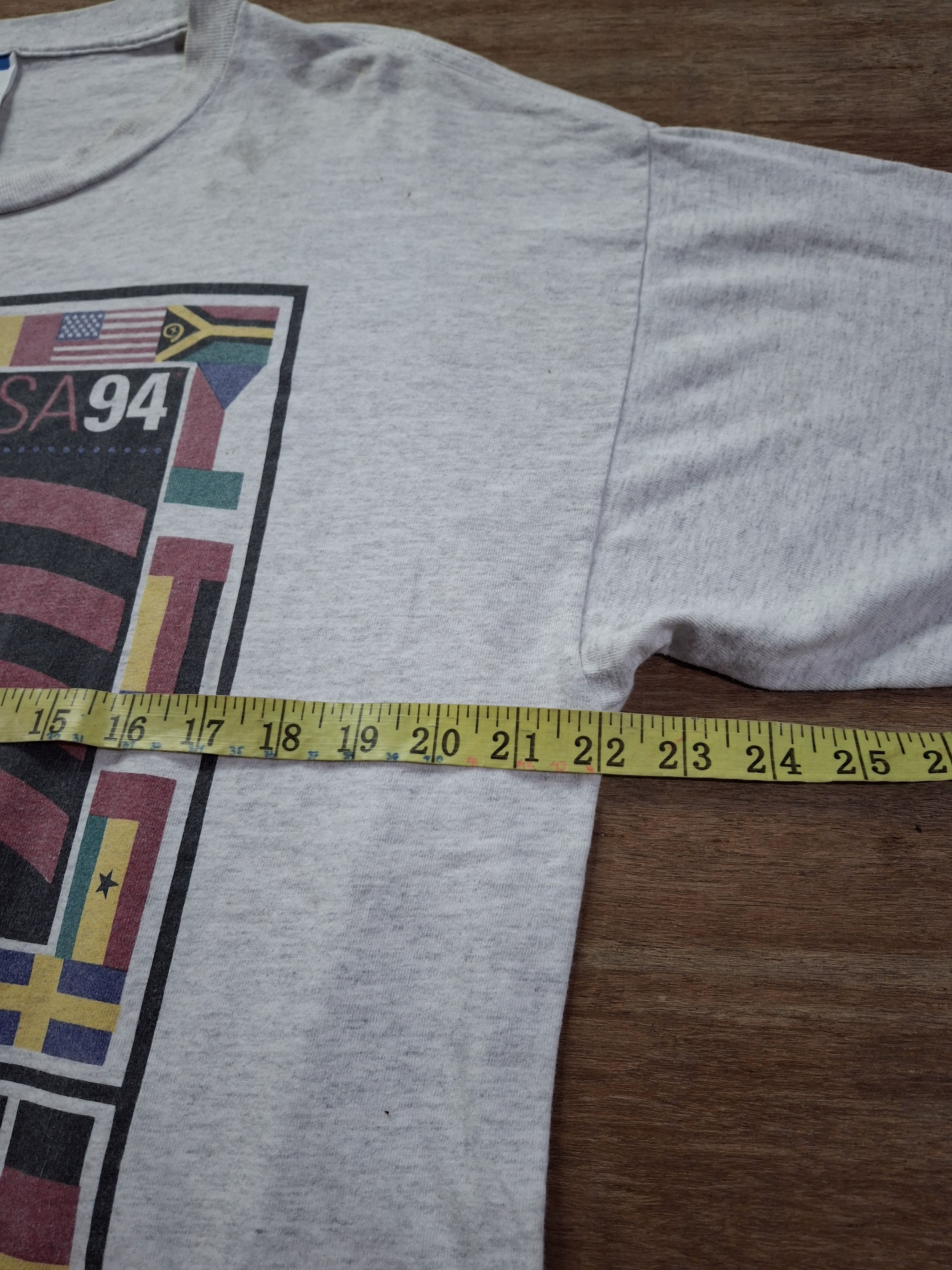 Vintage Vintage Adidas worldcup 1994 tee Size US L / EU 52-54 / 3 - 2 Thumbnail