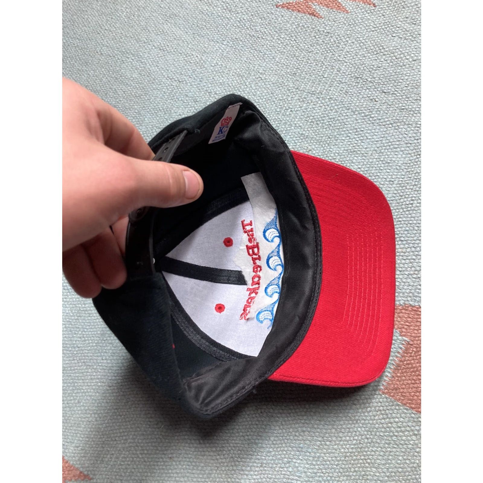 Vintage VINTAGE Myrtle Beach Snapback 90s Hat Cap Men Adjustable Black Ocean Waves The Breakers Resort Size ONE SIZE - 6 Thumbnail