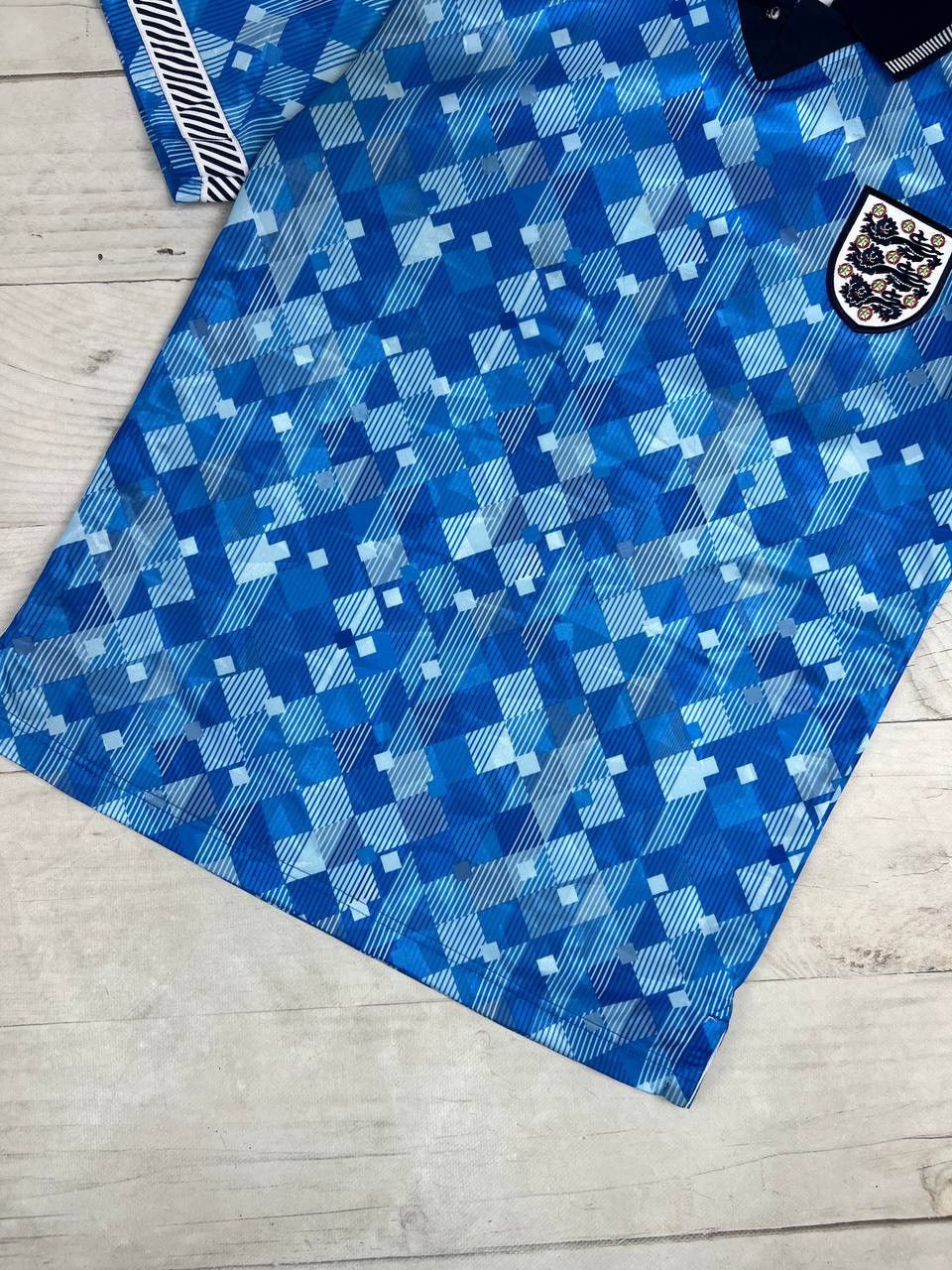 Other Score Draw England 1990 1992 Retro Third Shirt Soccer Jersey Size US S / EU 44-46 / 1 - 3 Thumbnail