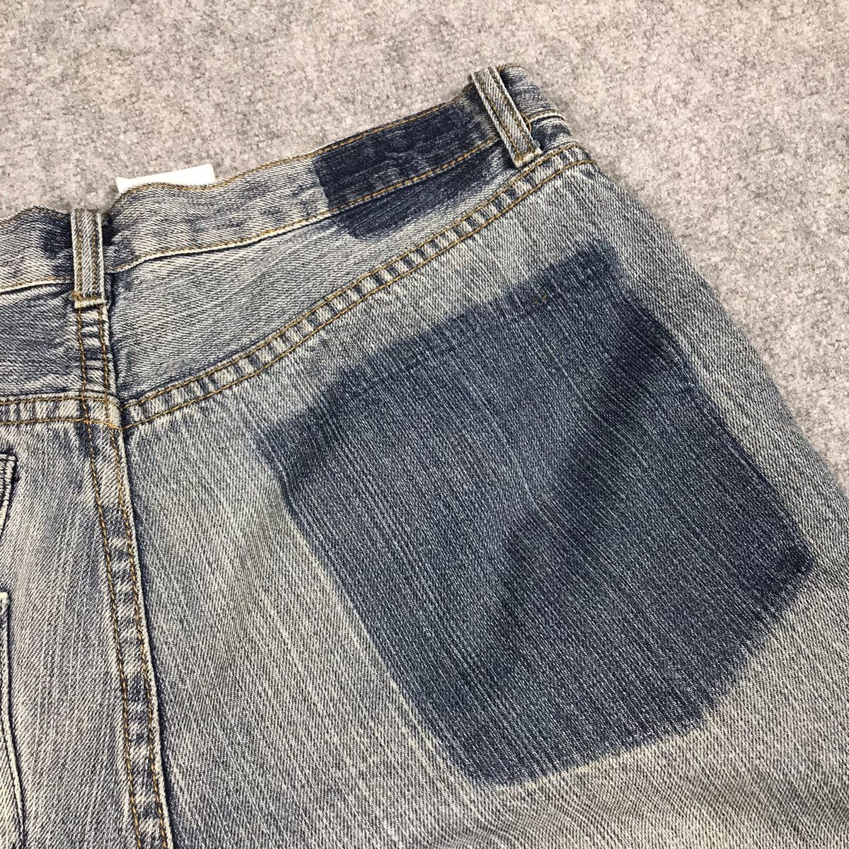 Japanese Brand JOGE MARTIN BAGGY DENIM PATCHWORK DISTRESSED JEANS PANTS Size US 32 / EU 48 - 13 Thumbnail