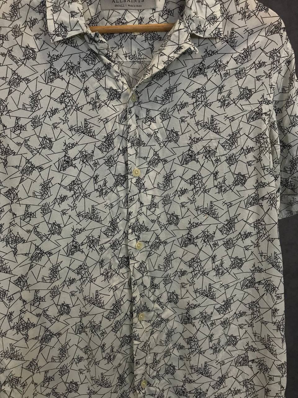 Allsaints Allsaints art Hawaiian designer shirt Size US S / EU 44-46 / 1 - 3 Thumbnail