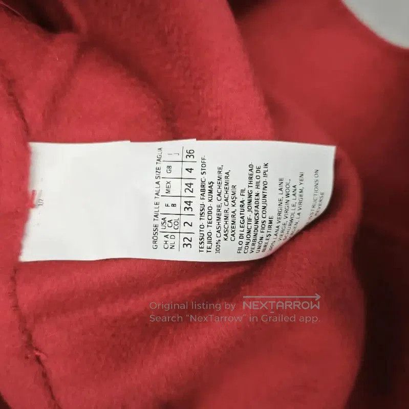 Max Mara MaxMara Red Wool Blend Mid-Length Coat . Size S / US 4 / IT 40 - 3 Thumbnail