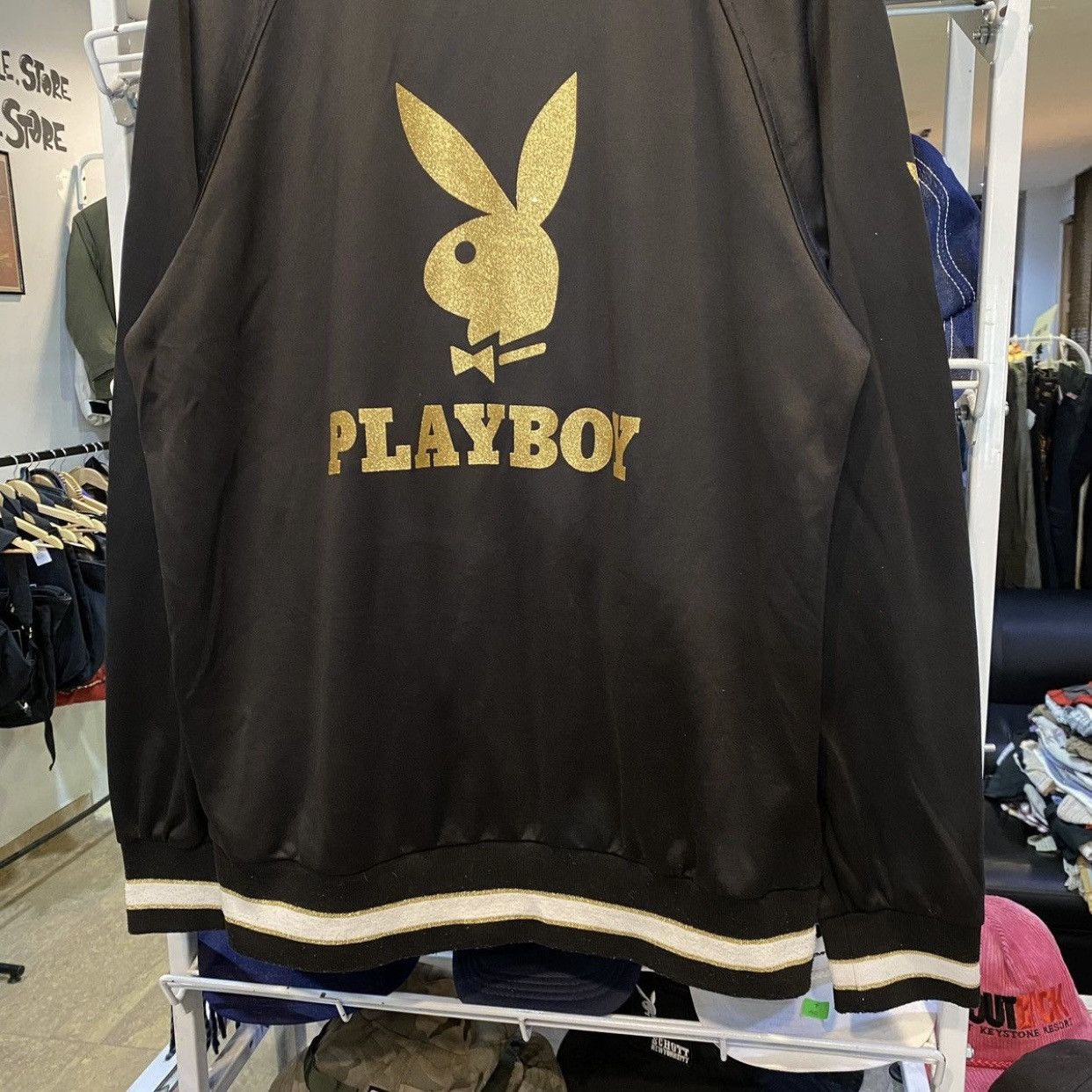 Playboy Playboy big bunny full zip sweatshirt sweater jacket Size US L / EU 52-54 / 3 - 4 Thumbnail