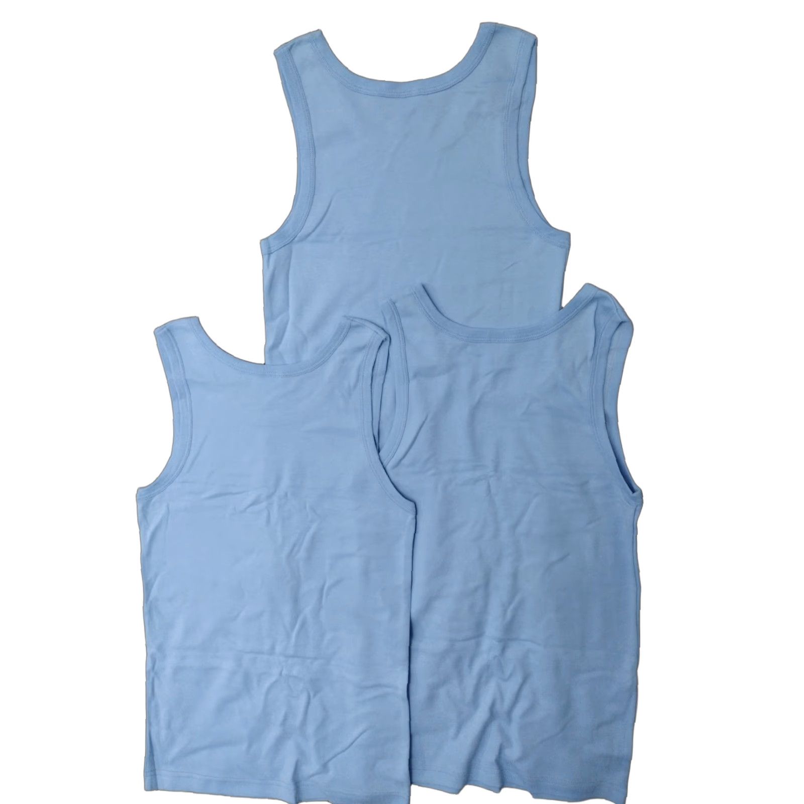 Superga Super Tank Top Women’s Blue 100% Cotton Sleeveless 3-Pack Size 16 Shirt Adult Regular Blue Solid 100% Cotton Tank 90s Classic Mens*/Womens Size XXL / US 16-18 / IT 52-54 - 1 Thumbnail