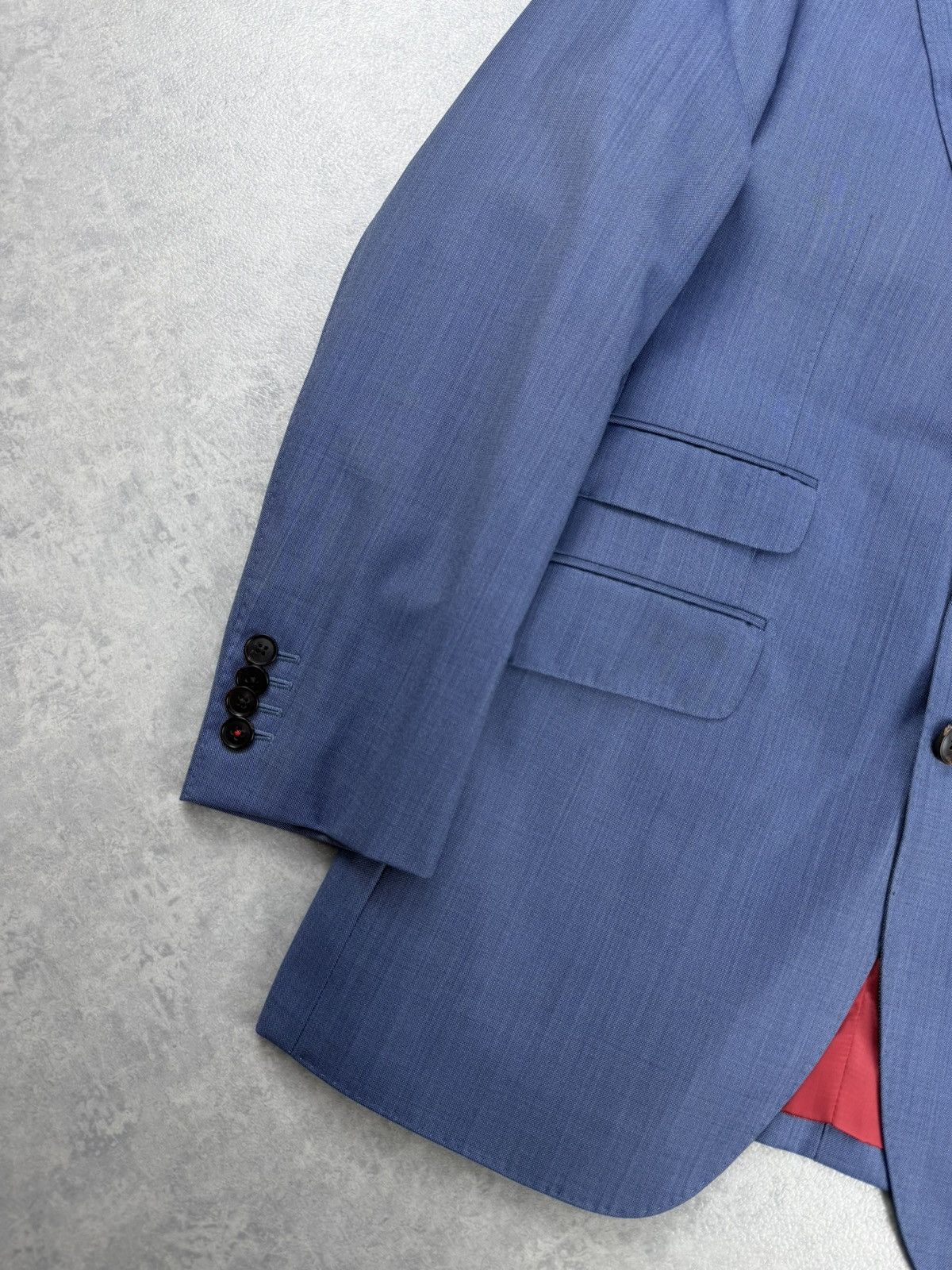 Suitsupply Suitsupply Sienna Blue Wool Blazer Jacket Men’s Size 38R - 3 Thumbnail