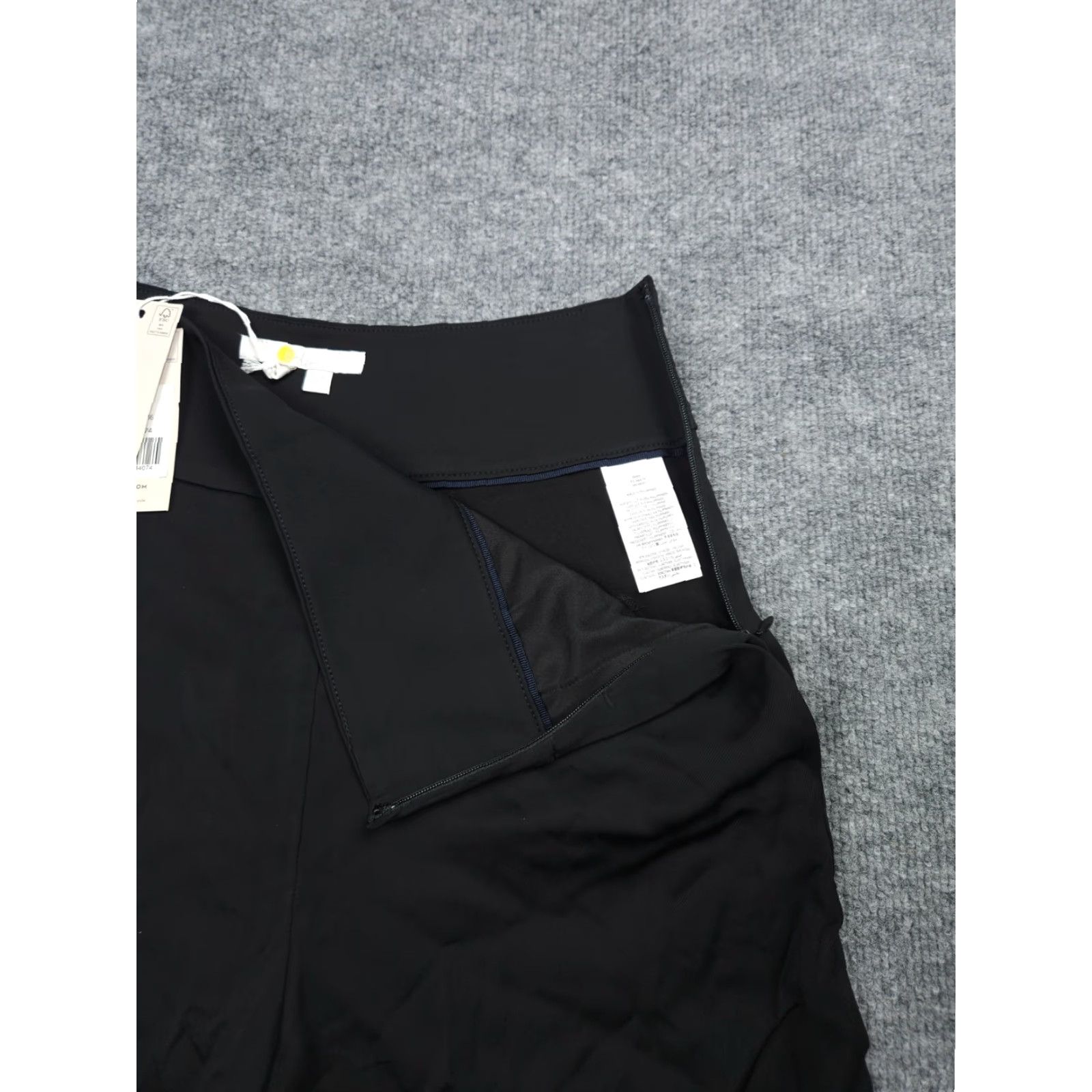 Boden Boden Fluid Wide Leg Trousers Women's 4 (US) Black Viscose Stretch Flare NWT Size 27" / US 4 / IT 40 - 5 Thumbnail