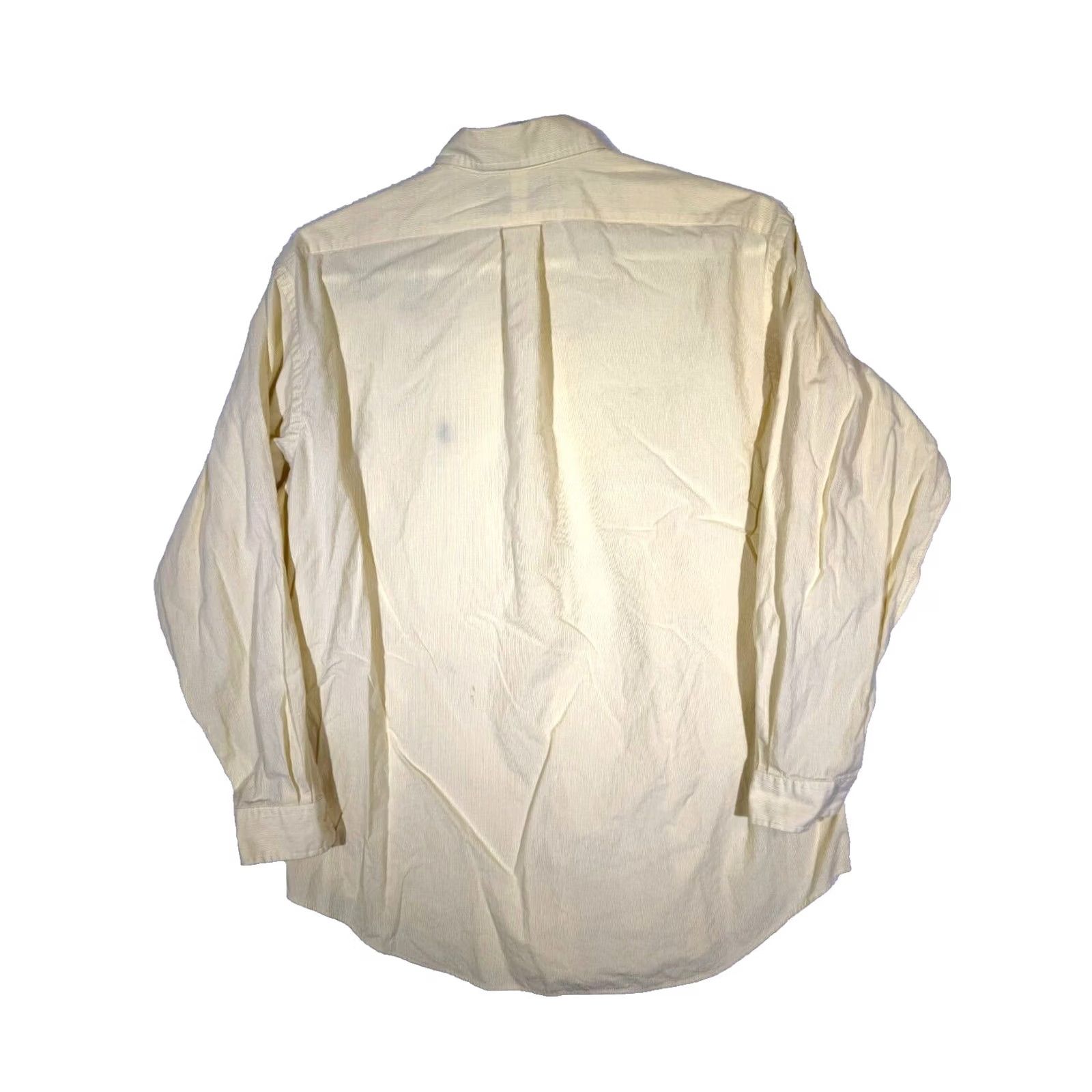 Ralph Lauren VINTAGE Ralph Lauren Yarmouth Dress Shirt Men’s 17 34/35 Yellow Striped Cotton Shirt Size 46R - 2 Thumbnail