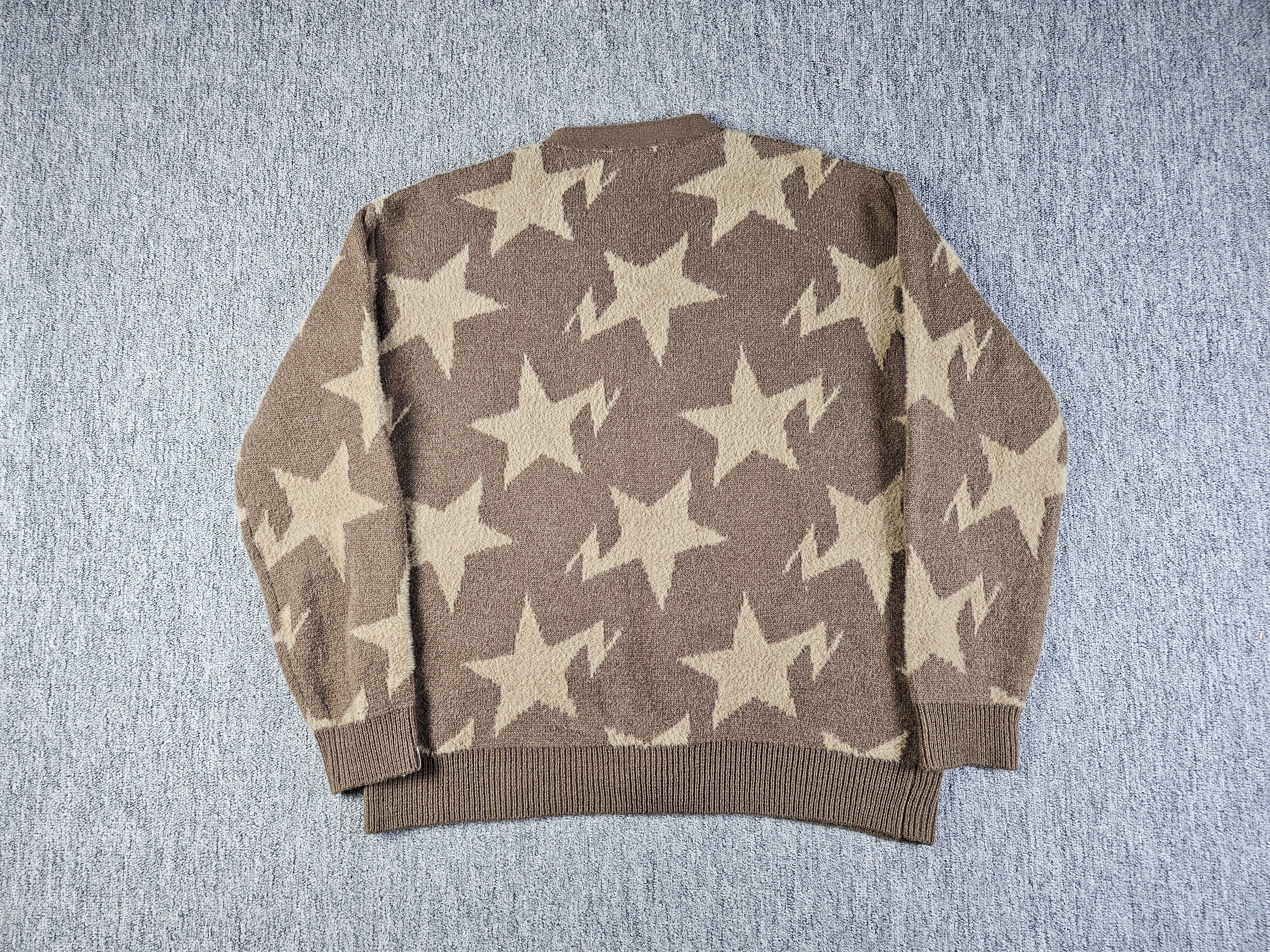 Bape A Bathing Ape BAPE Sta Cardigan Men L Beige Relaxed Knit Size US L / EU 52-54 / 3 - 2 Thumbnail