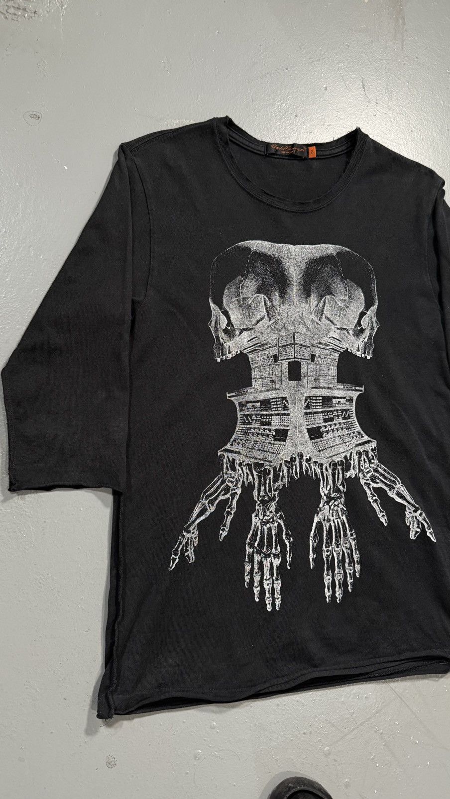 Undercover Undercoverism scab skulls 3q sleeve tee Size US M / EU 48-50 / 2 - 2 Thumbnail