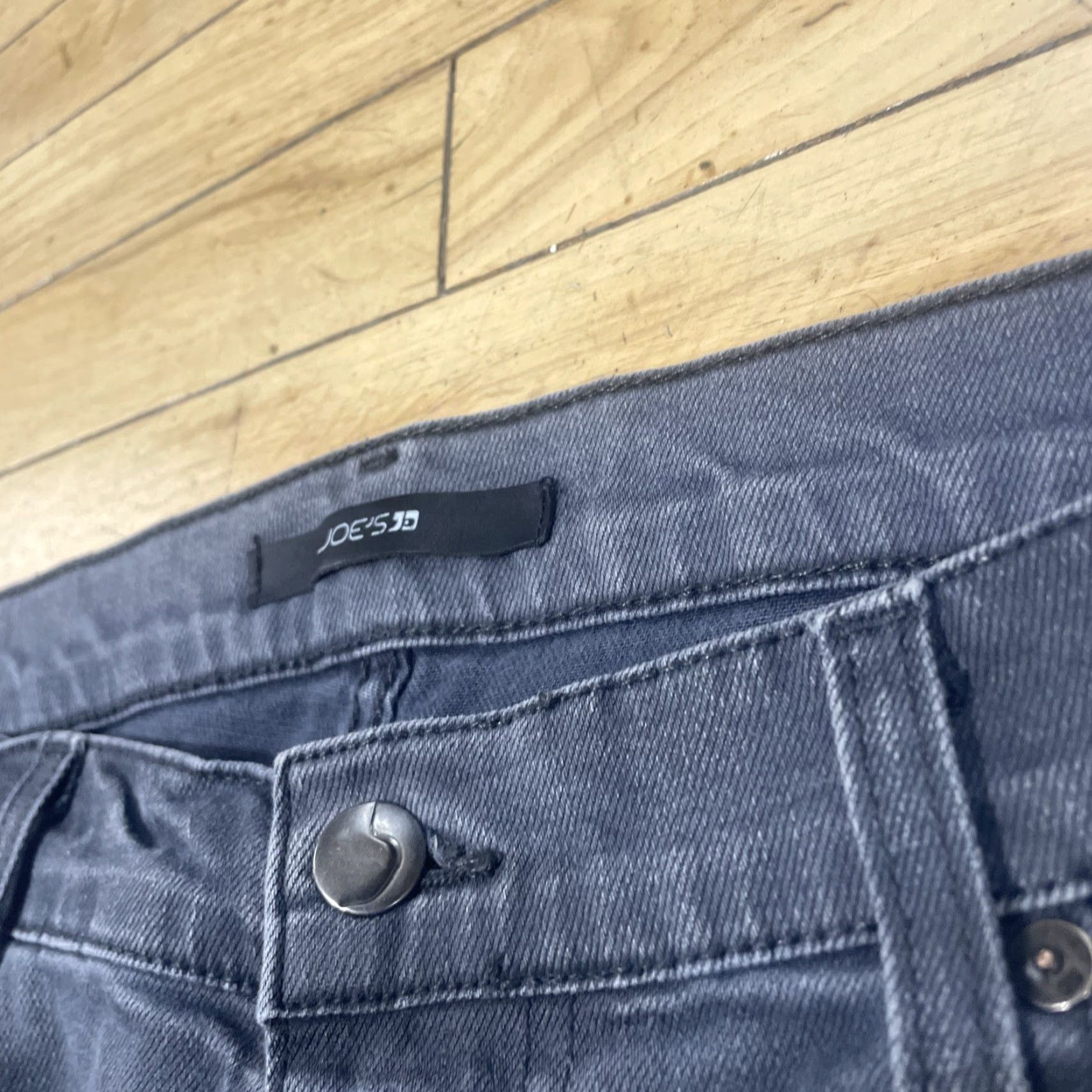 Vintage VINTAGE Joe's Jeans The Brixton Men 36 Straight + Narrow Gray Stretch Denim Y2k Indie City USA Preppy 90s Mens Size US 36 / EU 52 - 4 Thumbnail