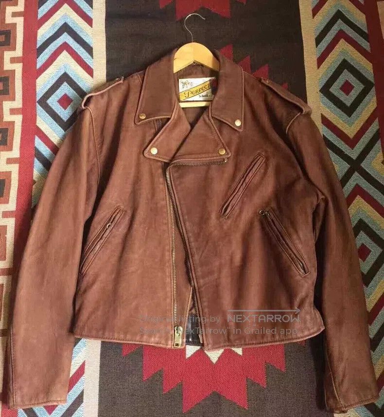 Schott Schott NYC first year leather coat Size US L / EU 52-54 / 3 - 1 Thumbnail