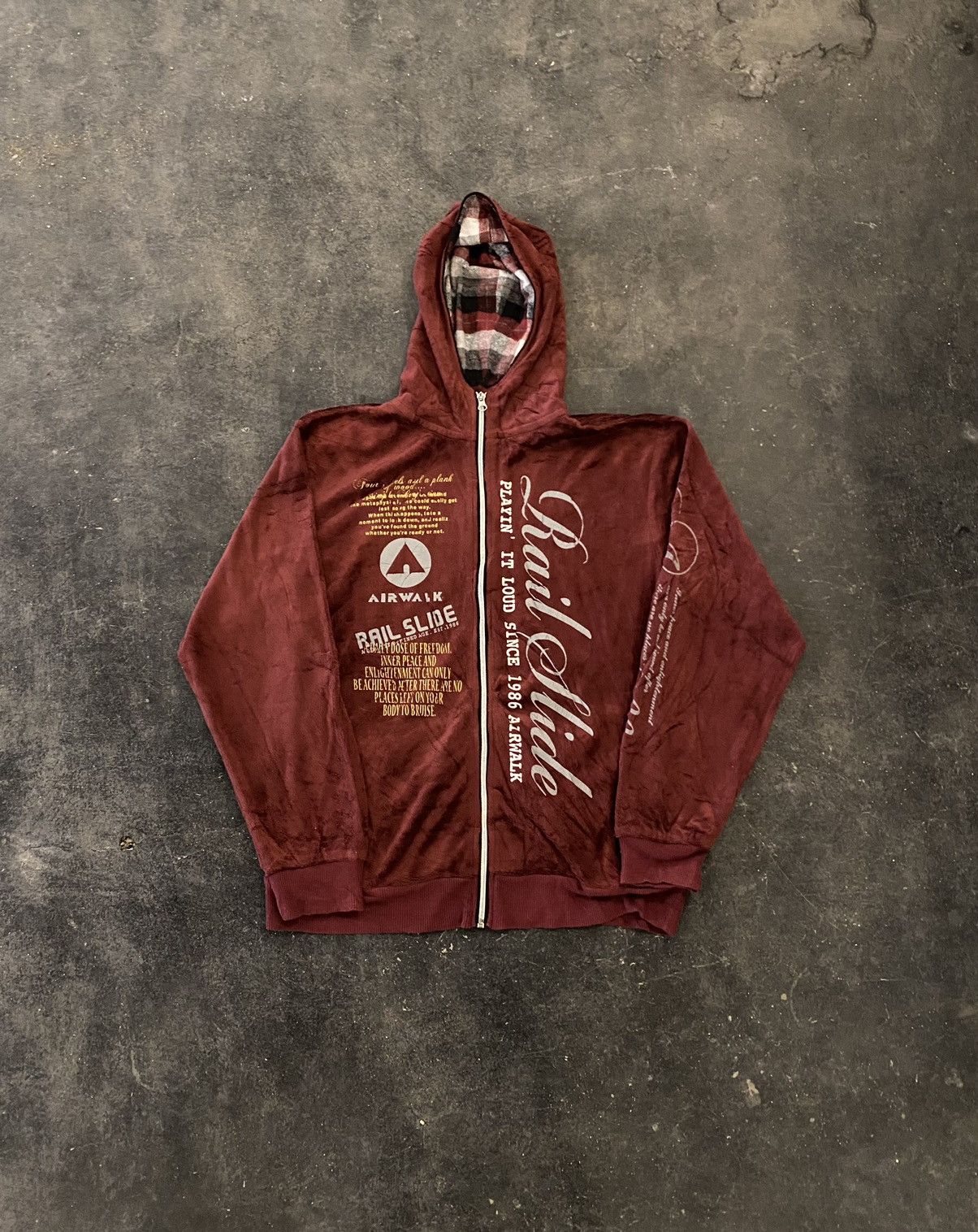 Airwalk × Hysteric Glamour × If Six Was Nine Y2k Fur Air walk punk ifsixwasnine zipper hoodie Size US L / EU 52-54 / 3 - 1 Thumbnail