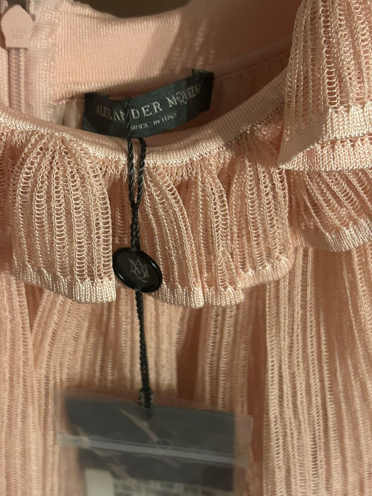Alexander McQueen Alexander McQueen Fluid Ruffle Lacy Sheer Lace Silk Dress Size M / US 6-8 / IT 42-44 - 4 Thumbnail