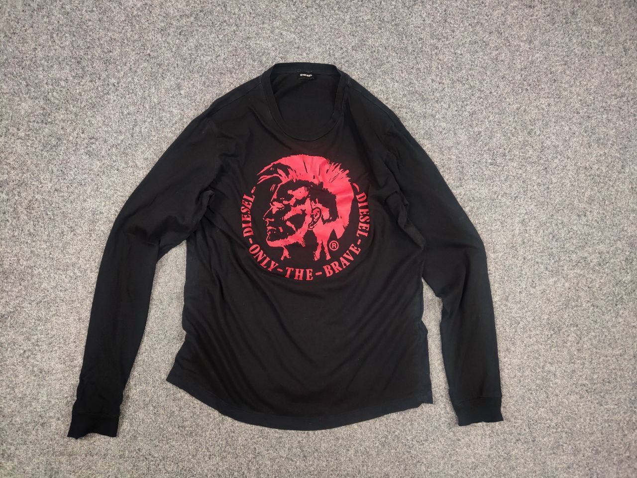 Diesel Vintage Diesel y2k style Big Logo Black Light Long sleeve Size US M / EU 48-50 / 2 - 1 Thumbnail