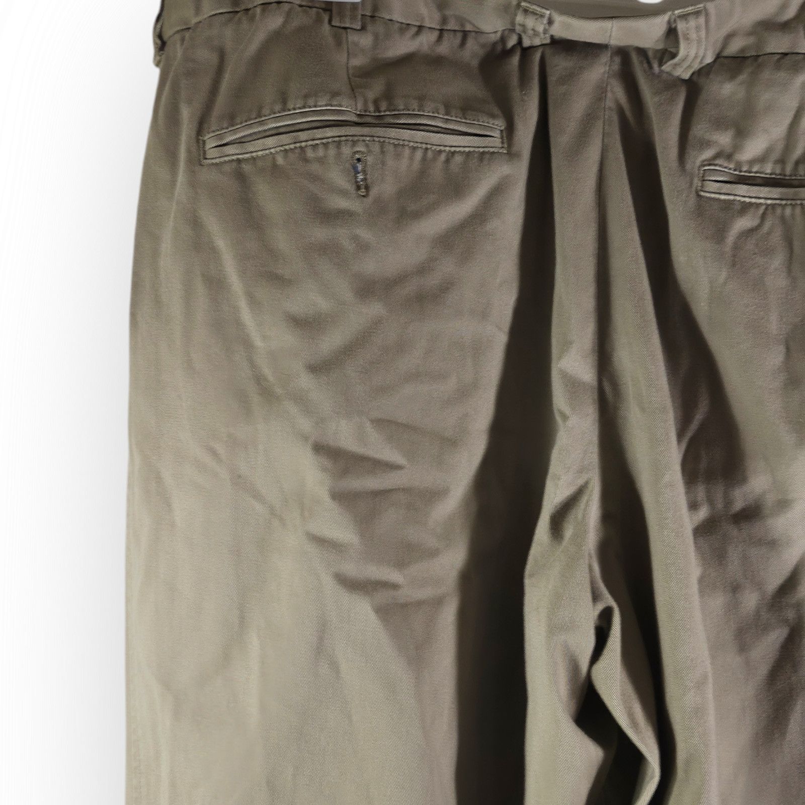 Duluth Trading Company Duluth Trading Co Men's Tan Khaki Pleated Pants Size 44x32 Size US 44 / EU 60 - 4 Thumbnail