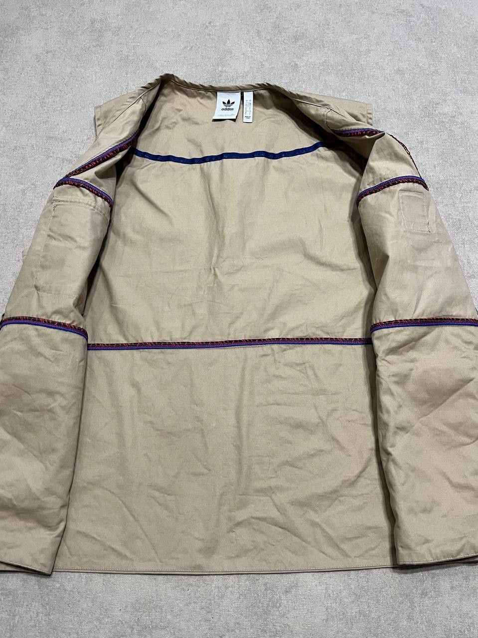 Adidas Adidas Men`s Outdoor Beige Vest Jacket Size L Size US L / EU 52-54 / 3 - 9 Thumbnail