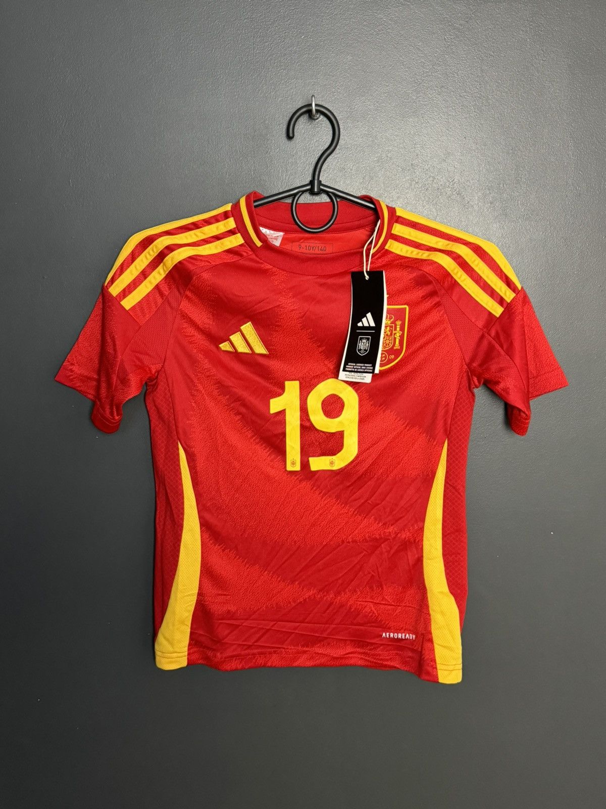 Adidas KIDS New Spain 24/25 Home Yamal Football Jersey T-Shirt Size US XS / EU 42 / 0 - 2 Thumbnail