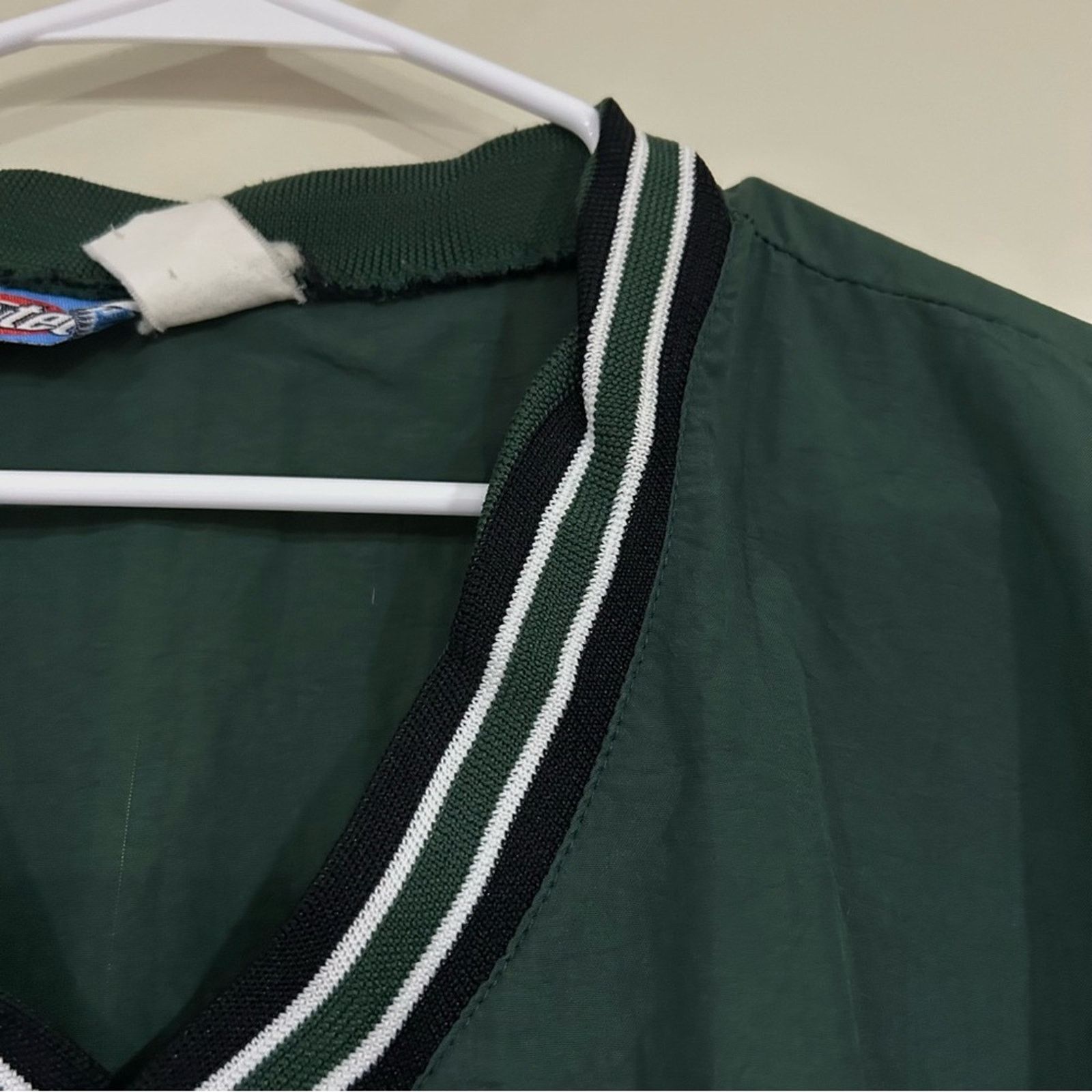 Other Vintage Green V-Neck Windbreaker Size US XXL / EU 58 / 5 - 5 Thumbnail