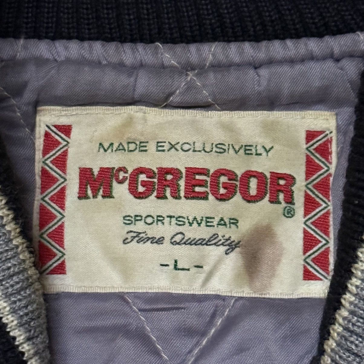 McGregor Vintage Mcgregor Leather Sleeve Varsity Jacket Size US L / EU 52-54 / 3 - 6 Thumbnail