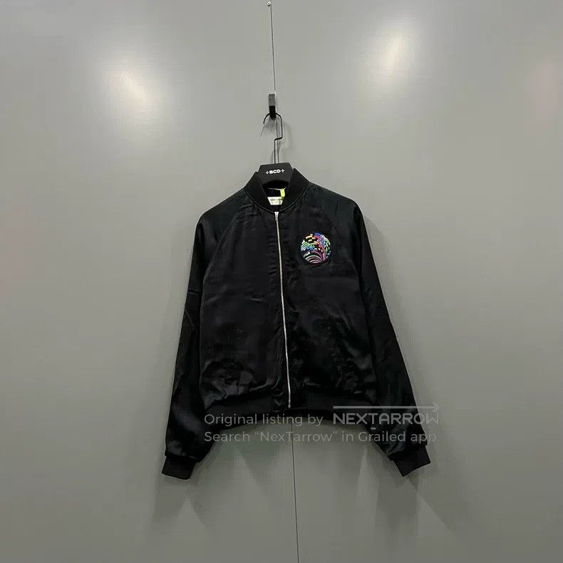 Saint Laurent Paris Saint Laurent Paris Silk Shark Fin Patch Long Sleeve Jacke Size US M / EU 48-50 / 2 - 1 Thumbnail