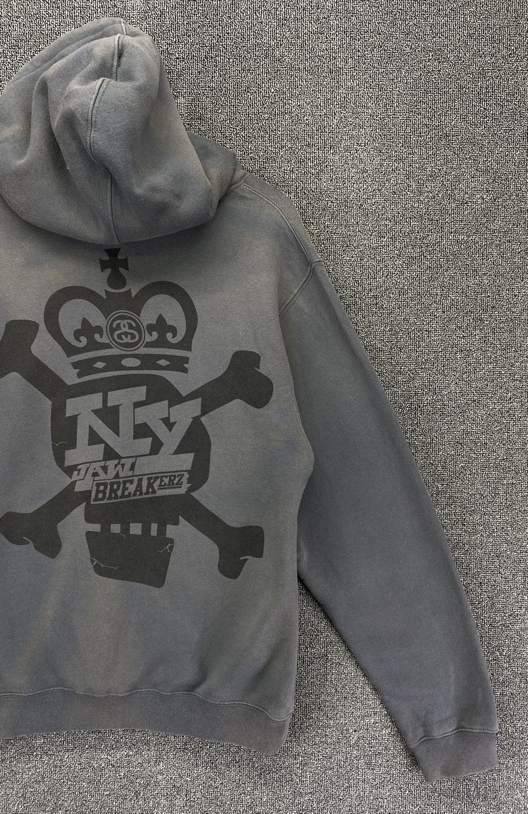 Stussy Vintage Stussy NY Jaw Breakerz Hoodie Sweatshirt Size US S / EU 44-46 / 1 - 4 Thumbnail