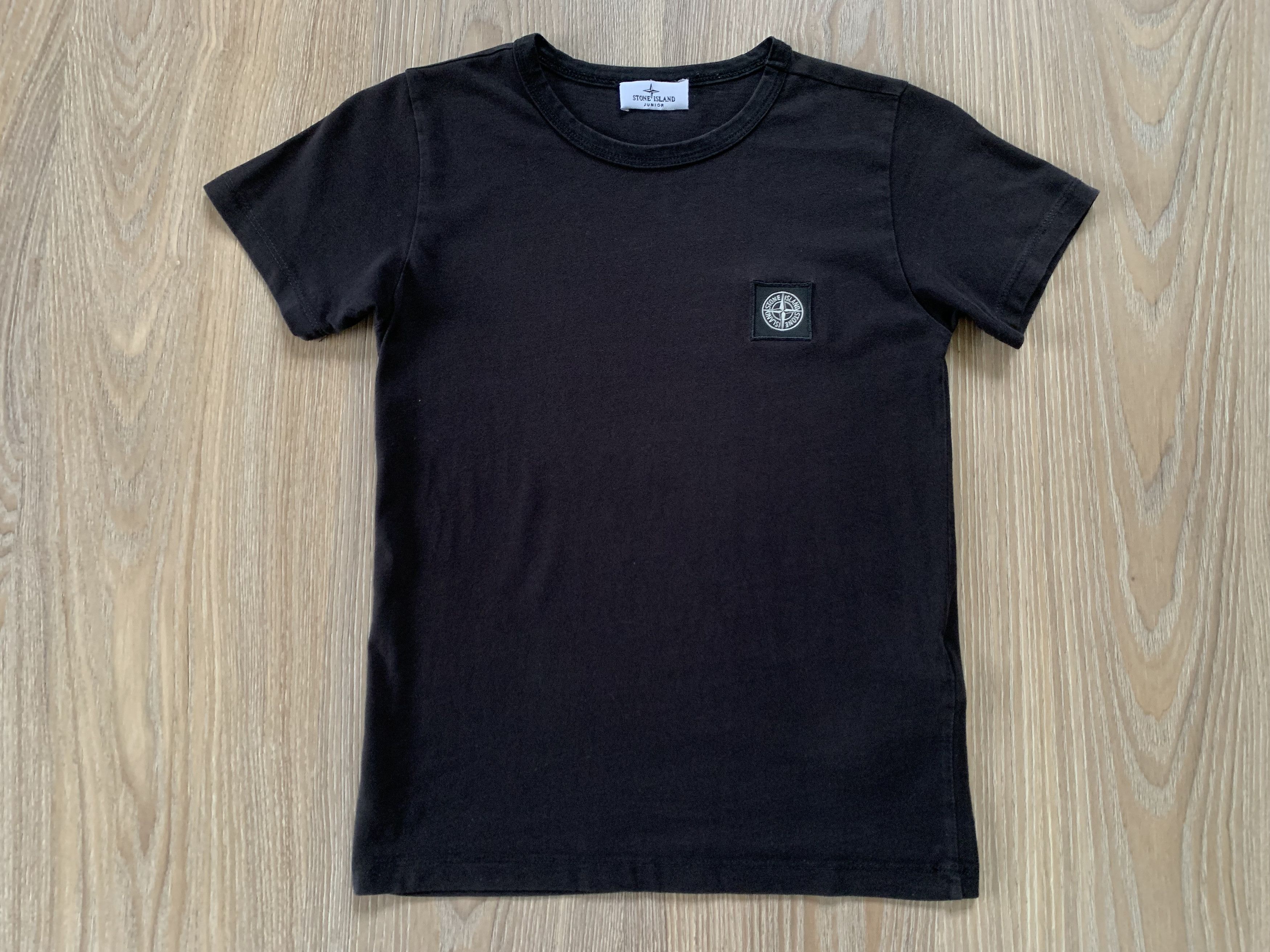 Stone Island Stone Island Junior Patch Program Black T Shirt Size US XXS / EU 40 - 2 Thumbnail