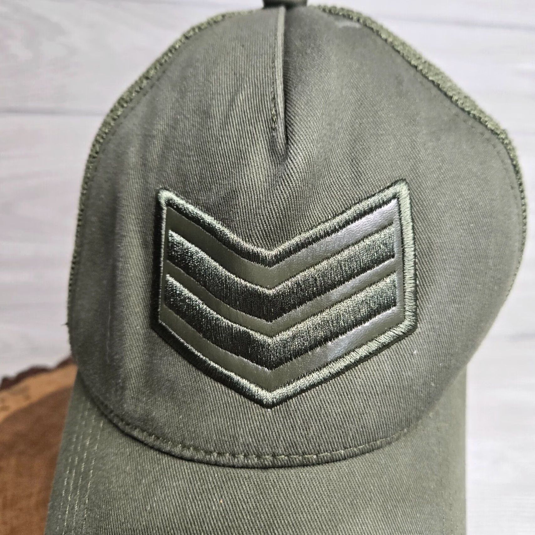 Vintage Vintage AG Army Hat Cap Strap Back Combat Military Adult Adjustable Size ONE SIZE - 5 Thumbnail