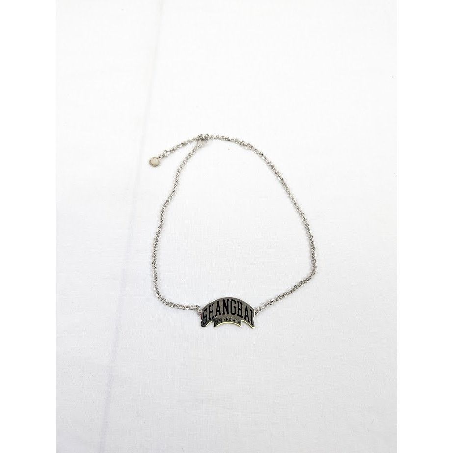 Balenciaga o1rshd1 Size: OS / Shanghai Necklace in Silver Size ONE SIZE - 1 Thumbnail