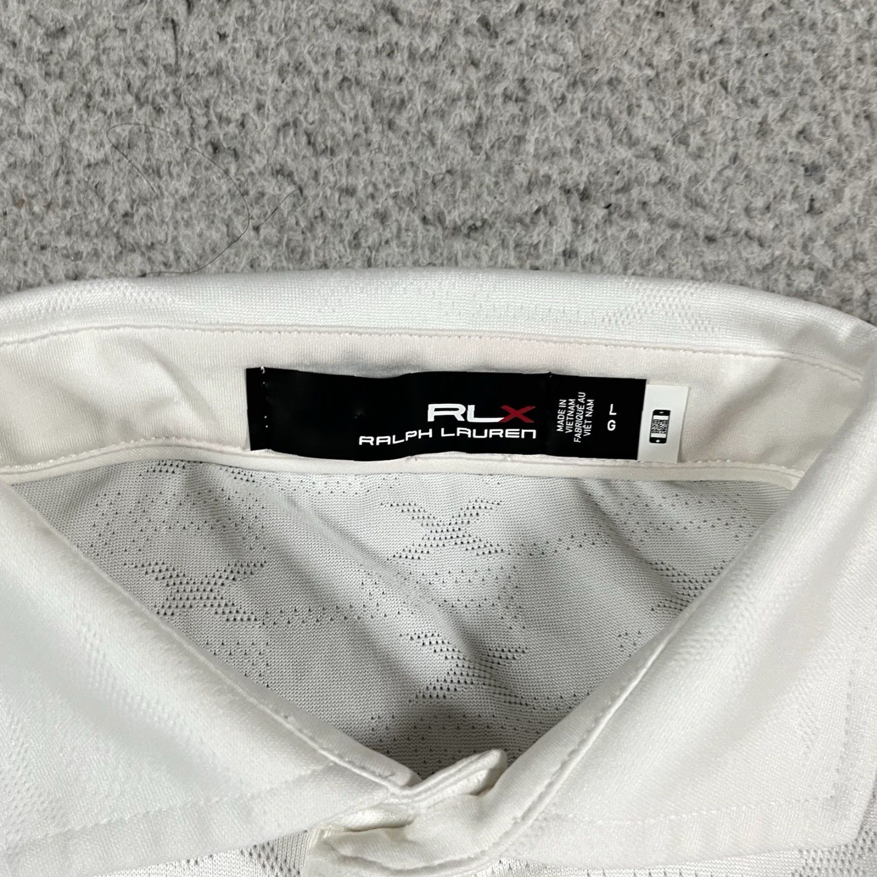 RLX Ralph Lauren RLX Ralph Lauren Polo Shirt Men L White Performance Golf Shirt Polo Wear Hualalai Hawaii Club Golf RLX Size US L / EU 52-54 / 3 - 4 Thumbnail