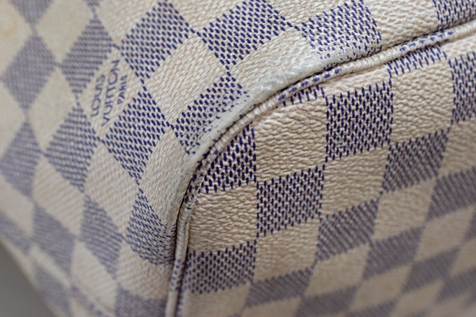 Louis Vuitton Louis Vuitton Neverfull MM Tote Bag Damier Azur N51107 Size ONE SIZE - 8 Thumbnail