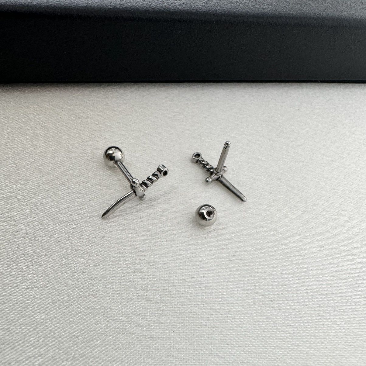 Other Screw-Back Small Dagger Stud Earrings for Men Women Size ONE SIZE - 3 Thumbnail