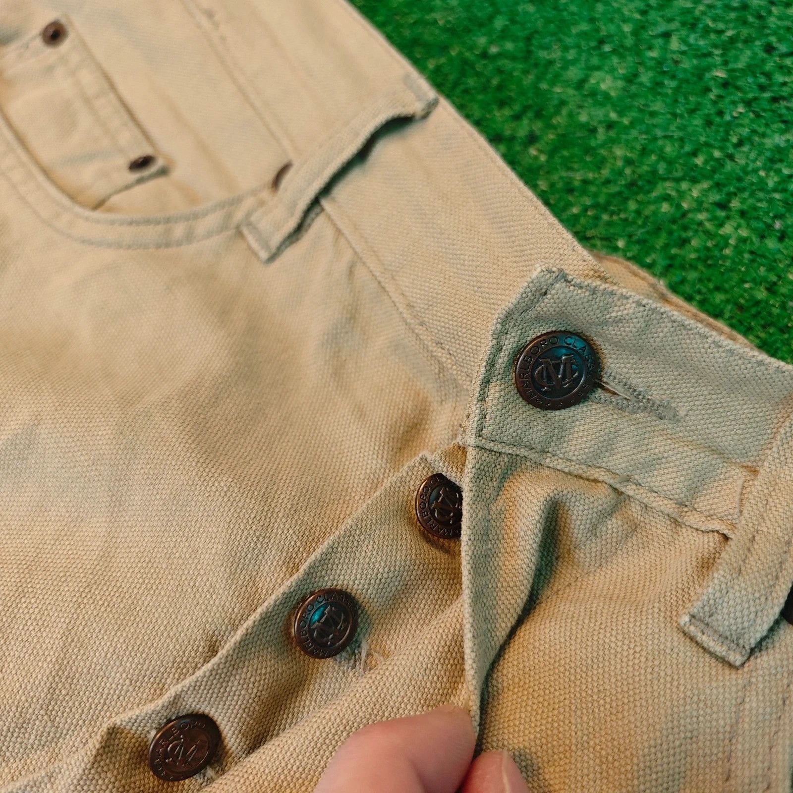 Marlboro Classics Vintage Marlboro Classics Jeans Mens 32x34 Straight beige Size US 32 / EU 48 - 5 Thumbnail