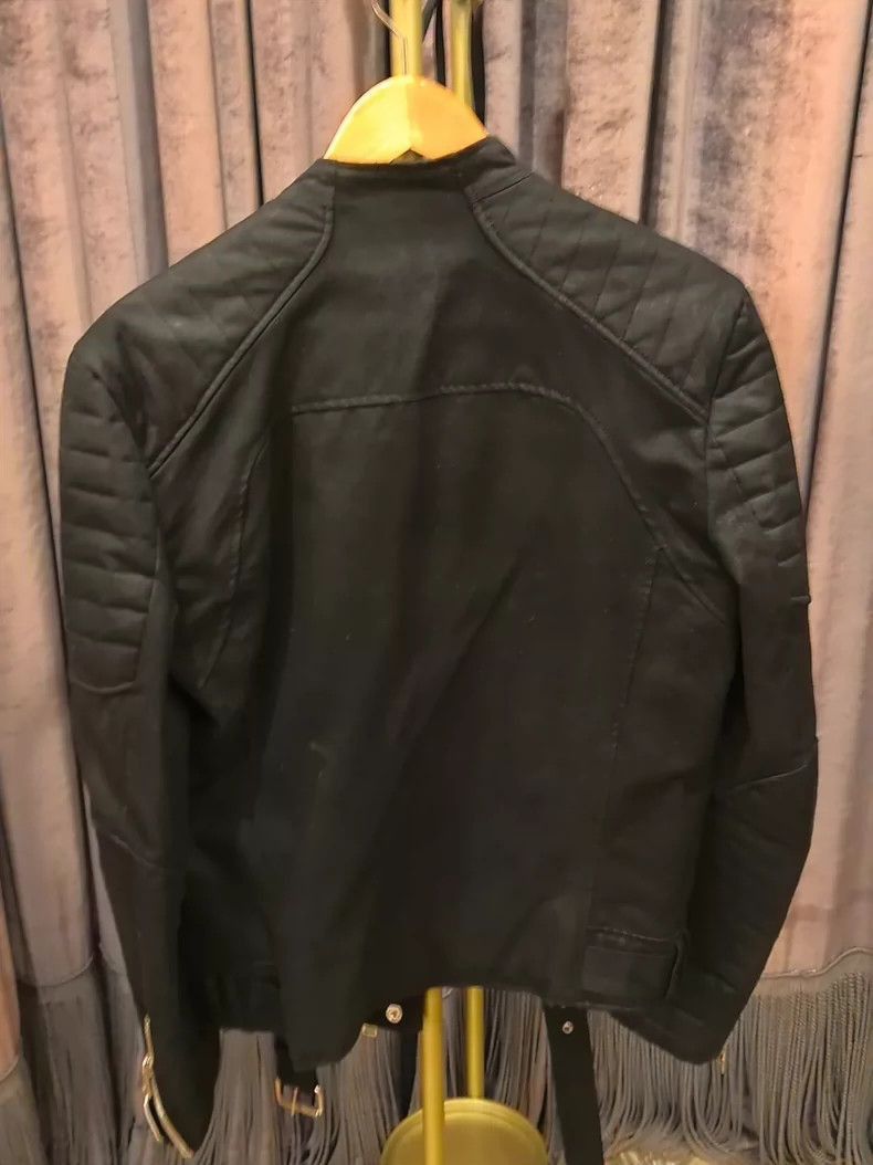 Balmain Balmain Motorcycle Jacket with Zipper Detail-2507
