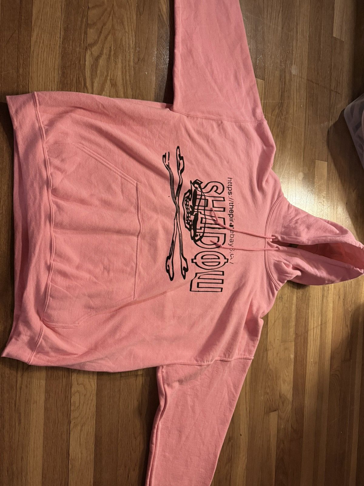 Band Tees 1 of 5 SHADOW WIZARD MONEY GANG PINK HOODIE BY LOUKA TESSIER Size US XXL / EU 58 / 5 - 8 Thumbnail