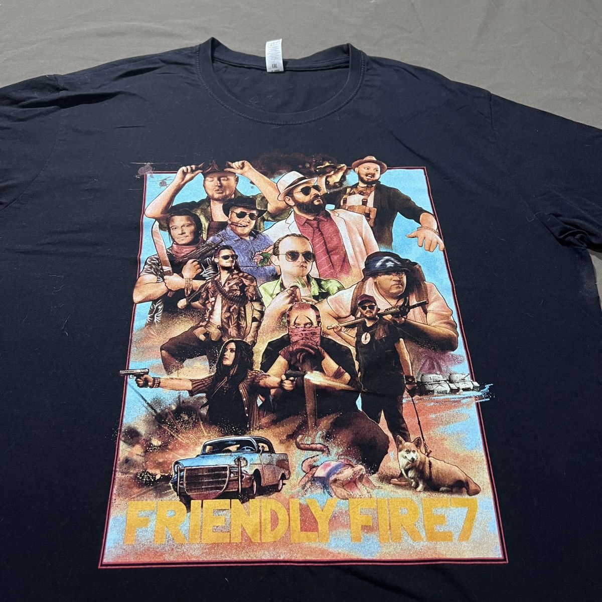 The Game Friendly Fire 7 Promo Tee Video game Gaming live stream Size US XXL / EU 58 / 5 - 1 Thumbnail