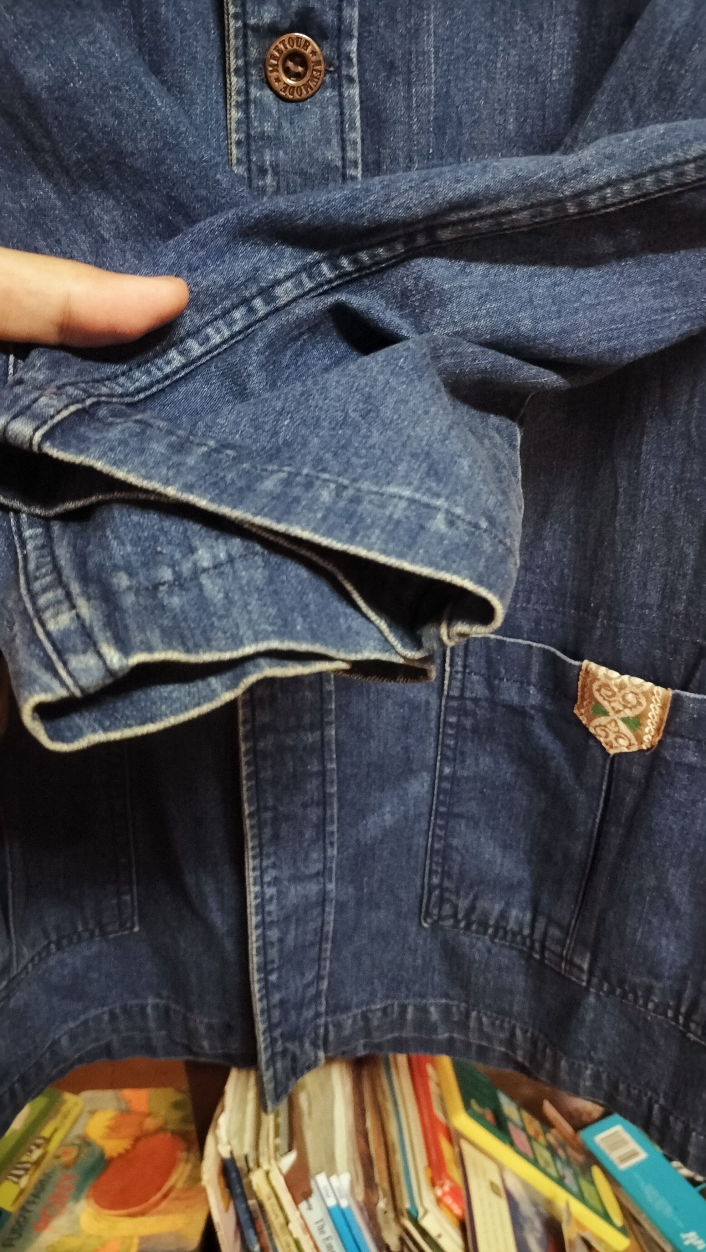Japanese Brand 80s Moduc Denim Selvedge Native Arts Japanese Brand Size M / US 6-8 / IT 42-44 - 10 Thumbnail
