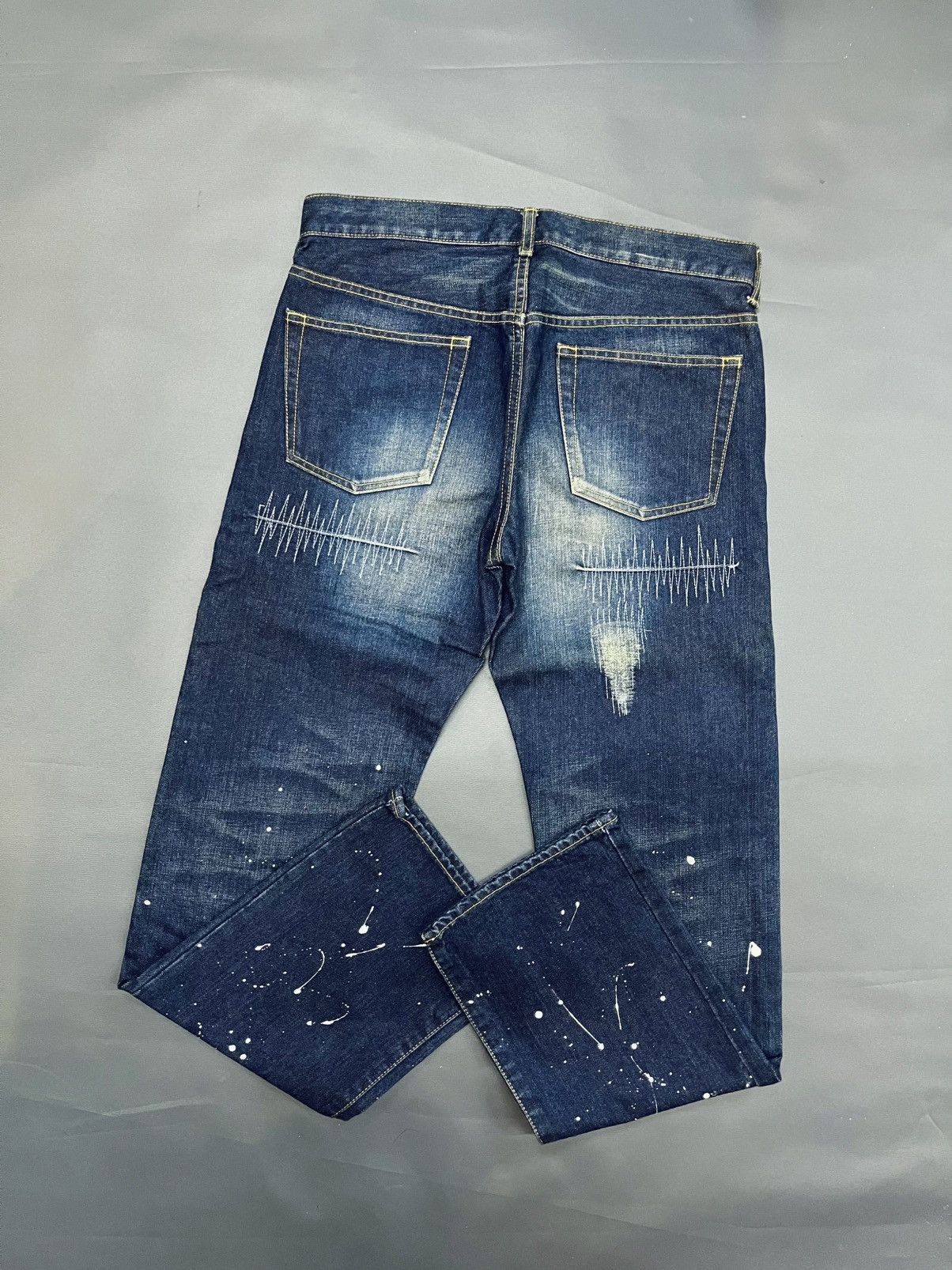 DISTRESSED DENIM BY TAKEO KIKUCHI DESIGNER JEANS