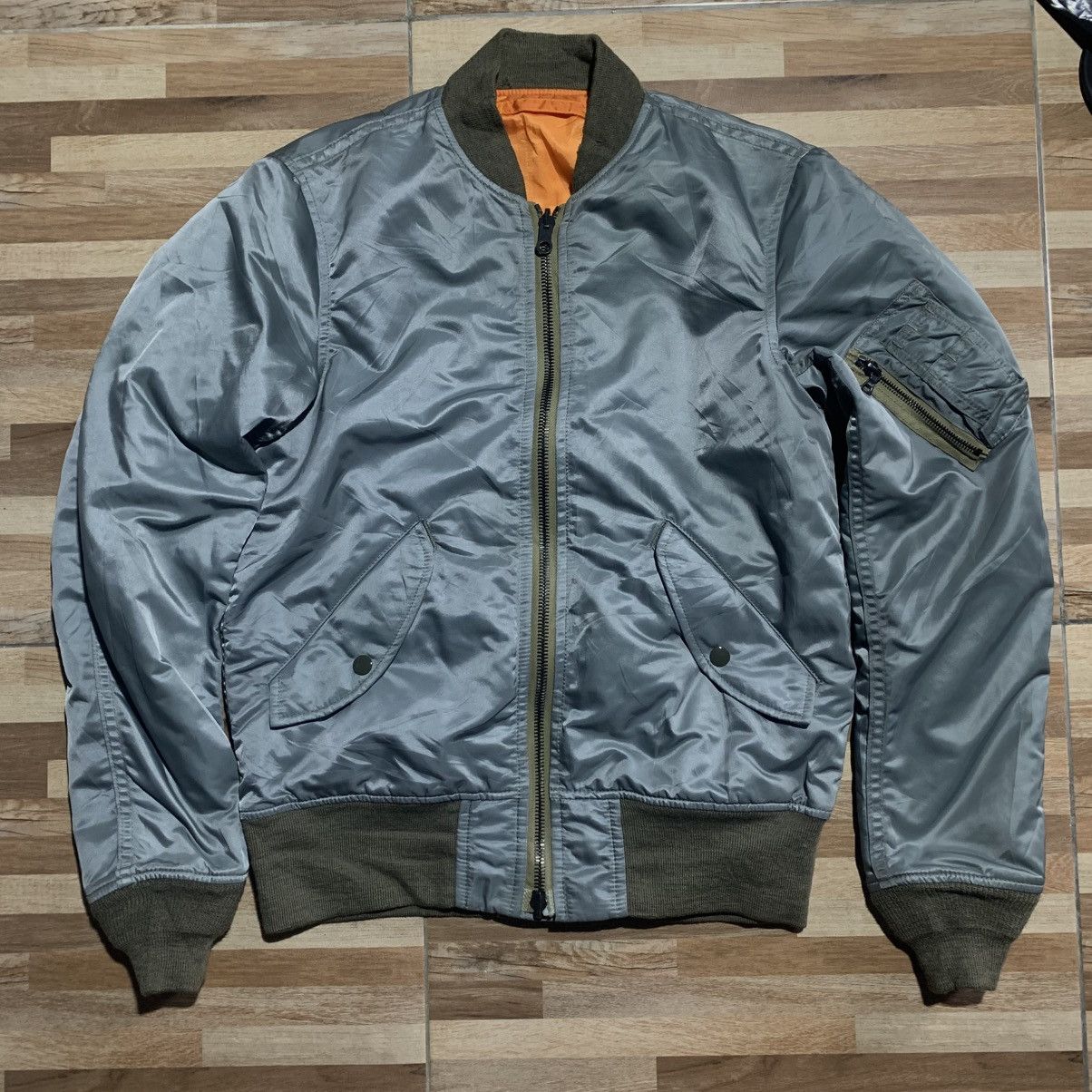 Denime Denime MA-1 Bomber Jacket Made in Japan Size US M / EU 48-50 / 2 - 1 Thumbnail