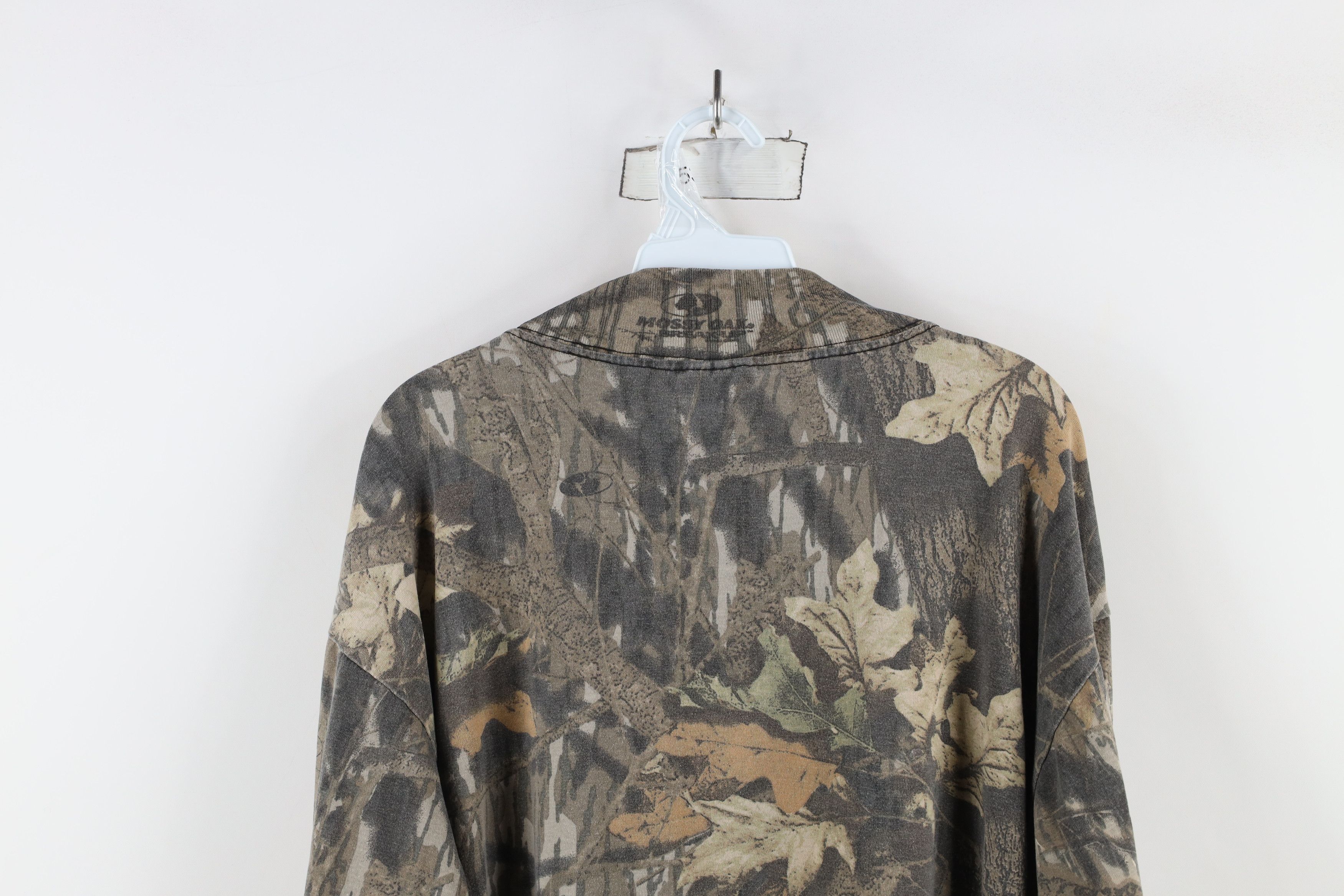 Vintage Vintage 90s Streetwear Camouflage Mock Neck T-Shirt USA Size US XL / EU 56 / 4 - 11 Thumbnail