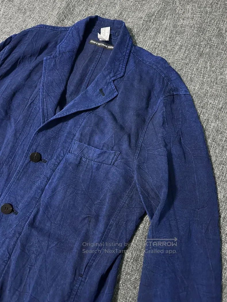 Issey Miyake Issey Miyake Indigo Dyed Linen Special Fabric Men's Casual Size US L / EU 52-54 / 3 - 1 Thumbnail