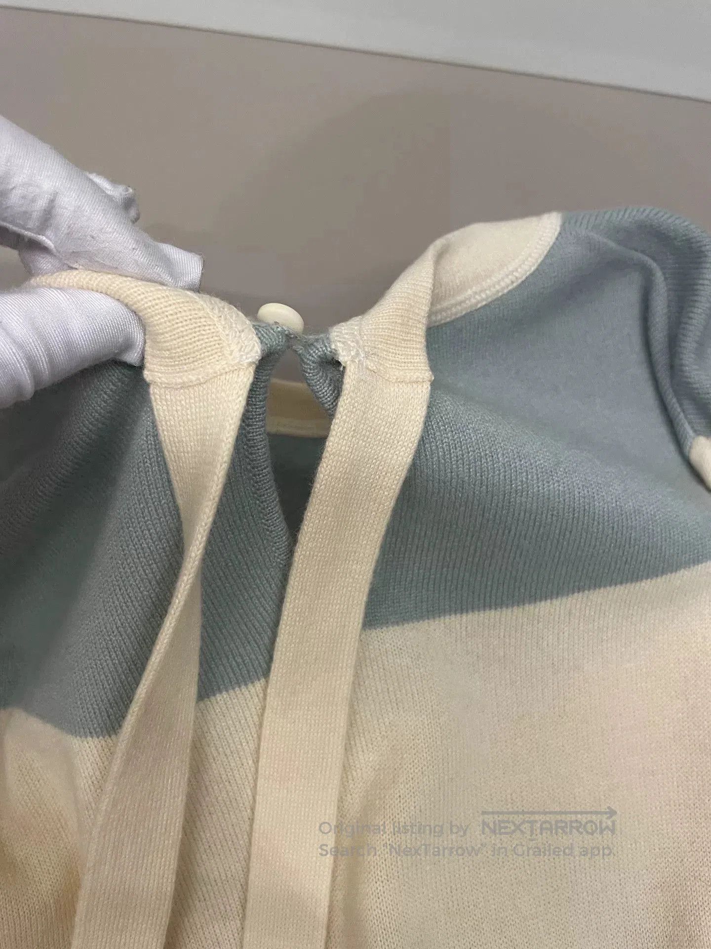 Brunello Cucinelli Brunello Cucinelli Beige Colorblock Sweater XS. Size US XS / EU 42 / 0 - 6 Thumbnail