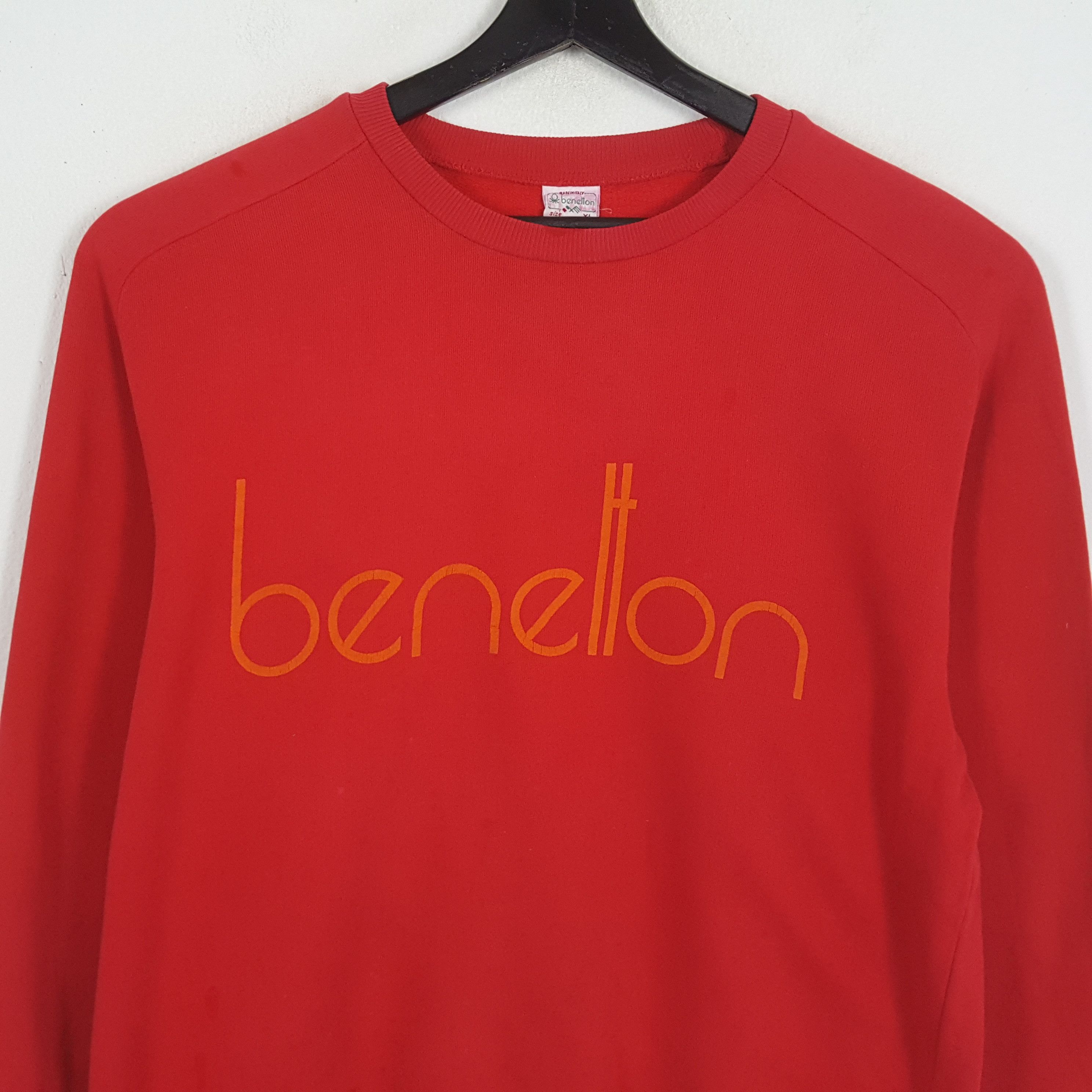 Benetton × United Colors Of Benetton BENETTON Center Spellout Design Sweatshirt Size US XXL / EU 58 / 5 - 2 Thumbnail
